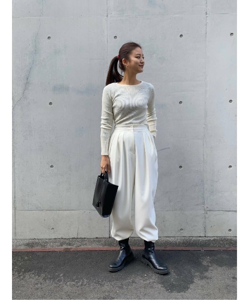 LAATO（ラート）の「TACK PANTS（その他パンツ・レディース・ホワイト/ブラウン/ブラック・FREE）」の16枚目の写真