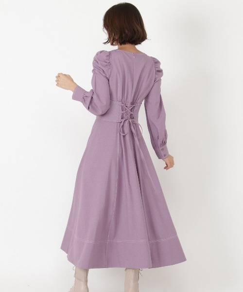 AND COUTURE（アンドクチュール）の「ウエストリブ配色ステッチ