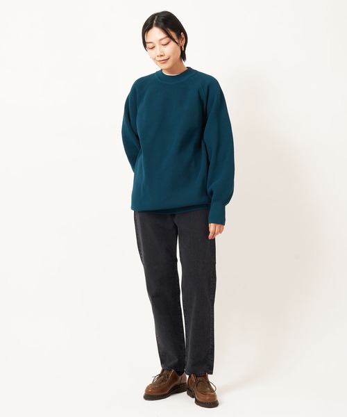 THOUSAND MILE(サウザンドマイル)の「FEATHER KNIT CREW NECK(ニット/セーター・レディース・グレー系その他/ブルー系その他/ブラック・LARGE/X-LARGE/MEDIUM)」の5枚目の写真