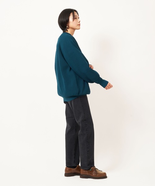 THOUSAND MILE(サウザンドマイル)の「FEATHER KNIT CREW NECK(ニット/セーター・レディース・グレー系その他/ブルー系その他/ブラック・LARGE/X-LARGE/MEDIUM)」の6枚目の写真