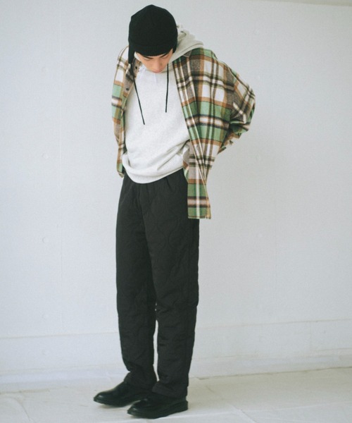 WHIMSIC（ウィムジック）の「【UNISEX】ナイロンリップストップキルティングパンツ（その他パンツ・メンズ・ブルー/ブラック/オリーブ・FREE）」の6枚目の写真