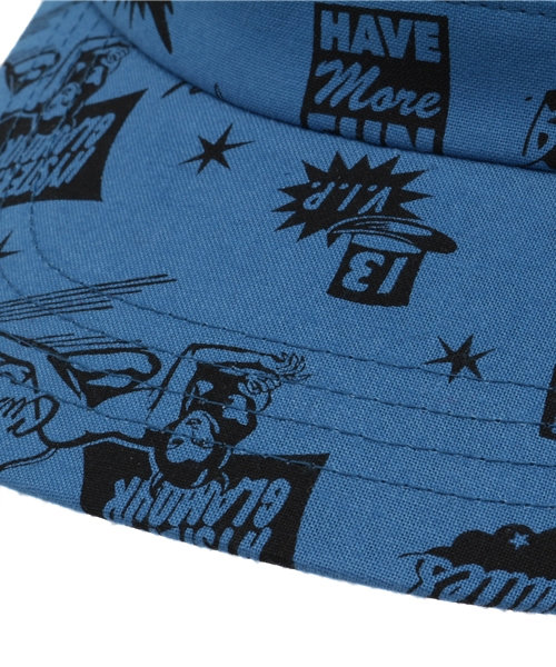 HYSTERIC GLAMOUR（ヒステリックグラマー）の「EVIL MAKES ME総柄 ワークキャップ（キャップ・メンズ・ホワイト系その他/レッド系その他/ブルー系その他・FREE）」の7枚目の写真