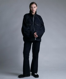 my beautiful landlet | 【my beautiful landlet】 12oz DENIM FLARE PANTS（ONE WASH）(デニムパンツ)