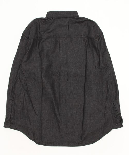 A BATHING APE（アベイシングエイプ）の「B.A LOOSE FIT DENIM SHIRT  M（シャツ/ブラウス・メンズ・インディゴブルー/ブラック・LARGE/SMALL/MEDIUM/X-LARGE/XX-LARGE）」の3枚目の写真