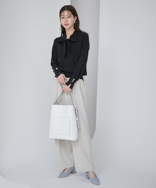 Juze（ジュゼ）の「ポインテッドソフトパンプス（パンプス・レディース・ホワイト系その他/ブルー系その他4・22.5cm/23.5cm/24.5cm）」の4枚目の写真