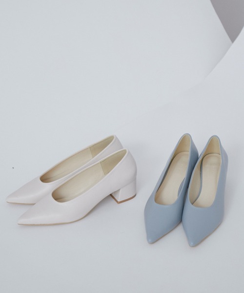 Juze（ジュゼ）の「ポインテッドソフトパンプス（パンプス・レディース・ホワイト系その他/ブルー系その他4・22.5cm/23.5cm/24.5cm）」の9枚目の写真