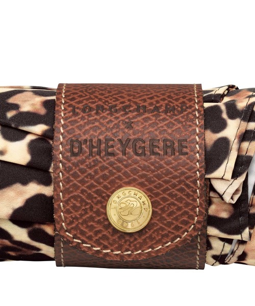 Longchamp x D’heygere 傘 折り畳み ブラック LONGCHAMP（ロンシャン）の「LONGCHAMP × D'HEYGERE 傘