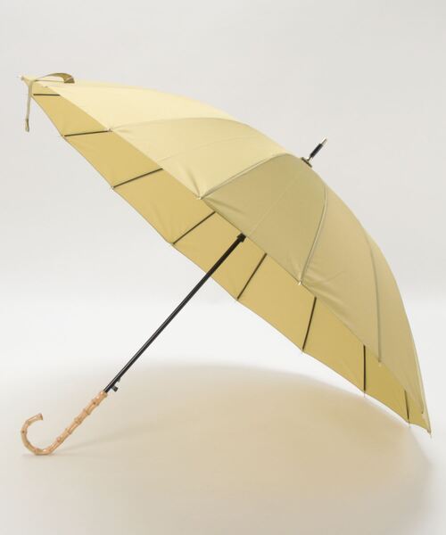 ammy.（エイミードット）の「【 ammy. / エイミードット 】 シンプルカラー バンブーハンドル 長傘（長傘・レディース・ネイビー/ホワイト/ブラック/カーキ/ライトグレー/ライトグリーン・FREE）」の7枚目の写真