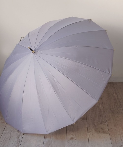 ammy.（エイミードット）の「【 ammy. / エイミードット 】 シンプルカラー バンブーハンドル 長傘（長傘・レディース・ネイビー/ホワイト/ブラック/カーキ/ライトグレー/ライトグリーン・FREE）」の10枚目の写真