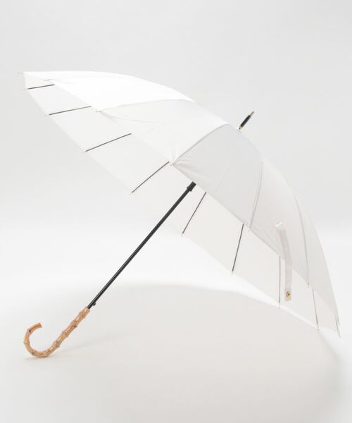 ammy.（エイミードット）の「【 ammy. / エイミードット 】 シンプルカラー バンブーハンドル 長傘（長傘・レディース・ネイビー/ホワイト/ブラック/カーキ/ライトグレー/ライトグリーン・FREE）」の18枚目の写真