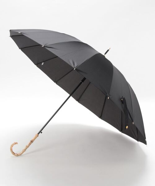 ammy.（エイミードット）の「【 ammy. / エイミードット 】 シンプルカラー バンブーハンドル 長傘（長傘・レディース・ネイビー/ホワイト/ブラック/カーキ/ライトグレー/ライトグリーン・FREE）」の19枚目の写真