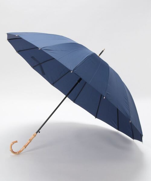 ammy.（エイミードット）の「【 ammy. / エイミードット 】 シンプルカラー バンブーハンドル 長傘（長傘・レディース・ネイビー/ホワイト/ブラック/カーキ/ライトグレー/ライトグリーン・FREE）」の21枚目の写真