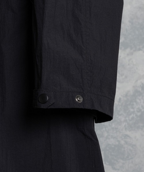 KUUUPY(クーピー)の「Nylon Washer Long Shirts Jacket - ナイロンワッシャーロングシャツジャケット(その他アウター・メンズ・ブラック・SMALL/MEDIUM/LARGE)」の4枚目の写真