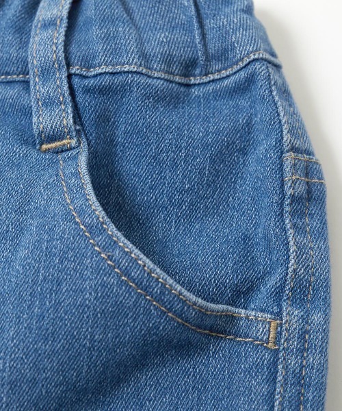 devirock(デビロック)の「楽デニム 折り返しデニムショートパンツ(デニムパンツ・キッズ・サックスブルー/ネイビー/ブルー系その他・100cm/110cm/120cm/130cm/140cm/150cm/160cm)」の11枚目の写真