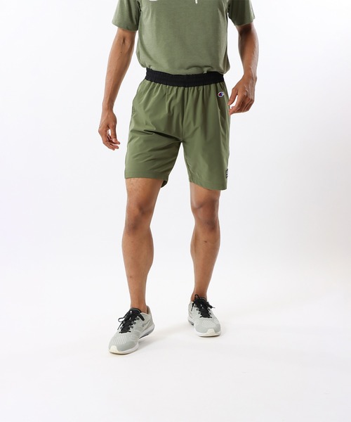 Champion（チャンピオン）の「【Champion/チャンピオン】メンズ スポーツ ショーツ（その他パンツ・メンズ・オリーブ/ブラック・MEDIUM/LARGE/X-LARGE）」の2枚目の写真