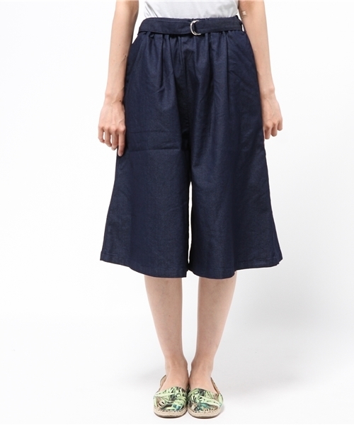 Kastane(カスタネ)の「【Kastane】デニム共ベルトガウチョパンツ(その他パンツ・レディース・インディゴブルー・FREE)」の5枚目の写真