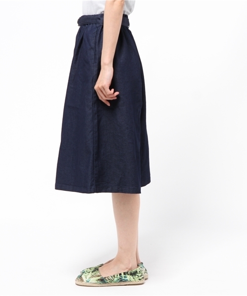 Kastane(カスタネ)の「【Kastane】デニム共ベルトガウチョパンツ(その他パンツ・レディース・インディゴブルー・FREE)」の6枚目の写真