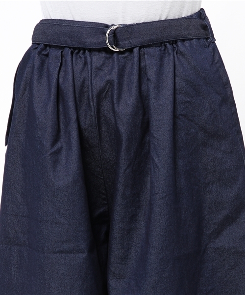 Kastane(カスタネ)の「【Kastane】デニム共ベルトガウチョパンツ(その他パンツ・レディース・インディゴブルー・FREE)」の8枚目の写真