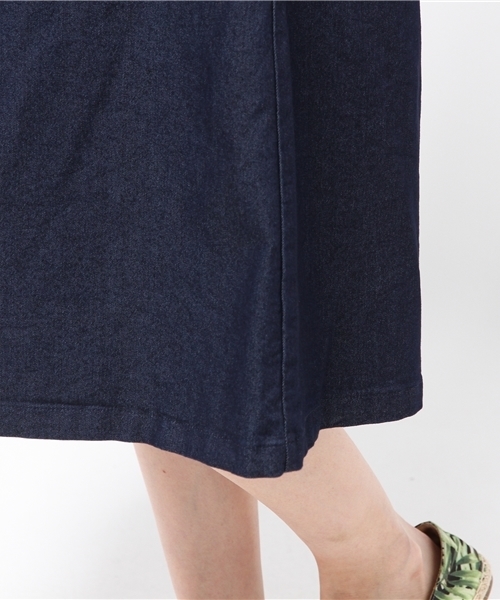 Kastane(カスタネ)の「【Kastane】デニム共ベルトガウチョパンツ(その他パンツ・レディース・インディゴブルー・FREE)」の3枚目の写真