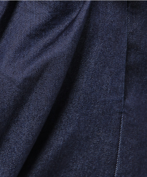 Kastane(カスタネ)の「【Kastane】デニム共ベルトガウチョパンツ(その他パンツ・レディース・インディゴブルー・FREE)」の4枚目の写真