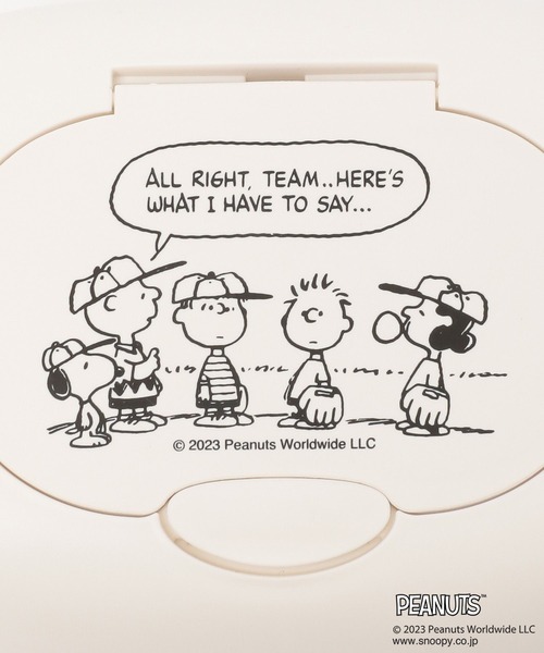 LEPSIM(レプシィム)の「【PEANUTS】ウェットティッシュケース 184138(インテリア雑貨・レディース・オフホワイト/グレー・ONE SIZE)」の12枚目の写真