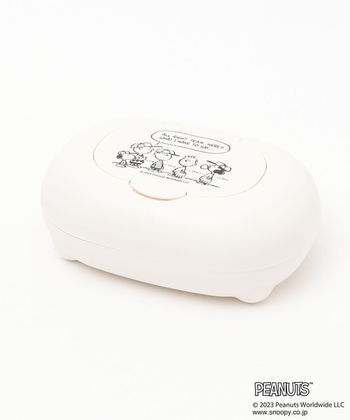 LEPSIM(レプシィム)の「【PEANUTS】ウェットティッシュケース 184138(インテリア雑貨・レディース・オフホワイト/グレー・ONE SIZE)」の7枚目の写真