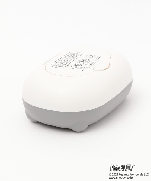 LEPSIM(レプシィム)の「【PEANUTS】ウェットティッシュケース 184138(インテリア雑貨・レディース・オフホワイト/グレー・ONE SIZE)」の3枚目の写真