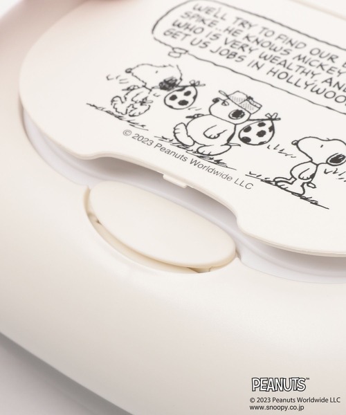 LEPSIM(レプシィム)の「【PEANUTS】ウェットティッシュケース 184138(インテリア雑貨・レディース・オフホワイト/グレー・ONE SIZE)」の8枚目の写真