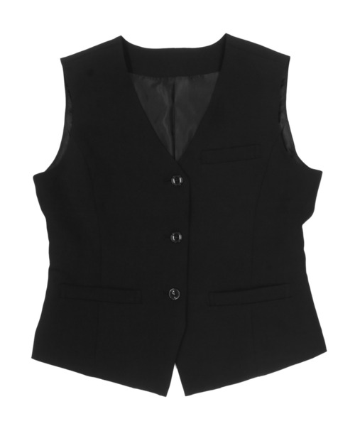 TOKYO SHIRTS（トウキョウシャツ）の「オフィス向け ベーシックベスト（ベスト・レディース・ブラック・M/L）」の5枚目の写真