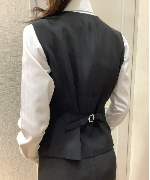 TOKYO SHIRTS（トウキョウシャツ）の「オフィス向け ベーシックベスト（ベスト・レディース・ブラック・M/L）」の9枚目の写真