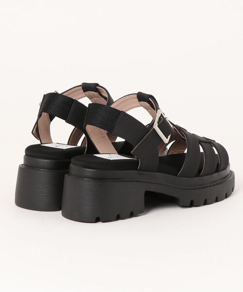 LANVIN en Bleu(ランバンオンブルー)の「トラックソールグルカサンダル(サンダル・レディース・ブラック/ベージュ/シルバー・M(23.5cm)/L(24.5cm)/S(22.5cm))」の5枚目の写真