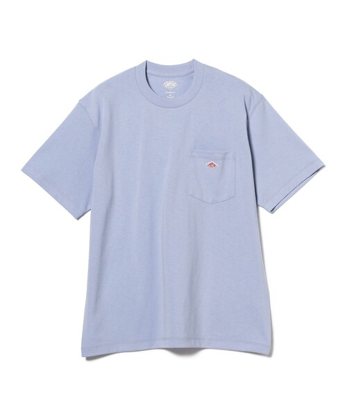DANTON（ダントン）の「DANTON / POCKET T-SHIRT（Tシャツ/カットソー・メンズ・ブラック/ホワイト/グリーン/サックスブルー/チャコールグレー/ホワイト系その他7/ベージュ/ダークブラウン/ナチュラル/グレー系その他・S/M/L/XL）」の10枚目の写真