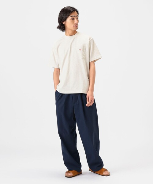 DANTON（ダントン）の「DANTON / POCKET T-SHIRT（Tシャツ/カットソー・メンズ・ブラック/ホワイト/グリーン/サックスブルー/チャコールグレー/ホワイト系その他7/ベージュ/ダークブラウン/ナチュラル/グレー系その他・S/M/L/XL）」の17枚目の写真