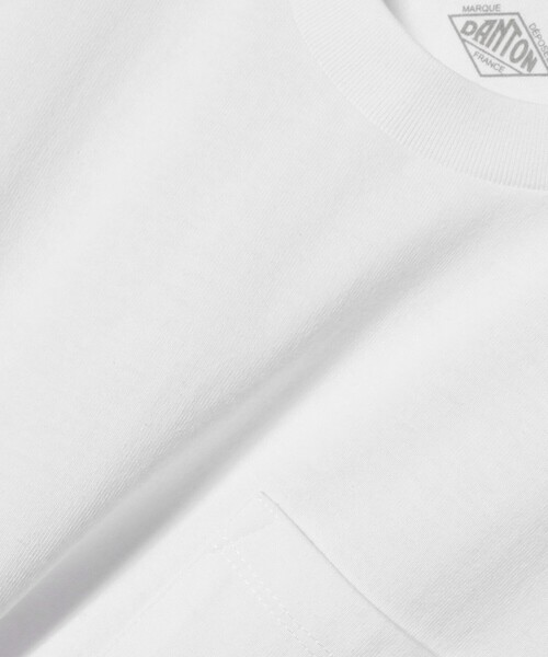 DANTON（ダントン）の「DANTON / POCKET T-SHIRT（Tシャツ/カットソー・メンズ・ブラック/ホワイト/グリーン/サックスブルー/チャコールグレー/ホワイト系その他7/ベージュ/ダークブラウン/ナチュラル/グレー系その他・S/M/L/XL）」の22枚目の写真