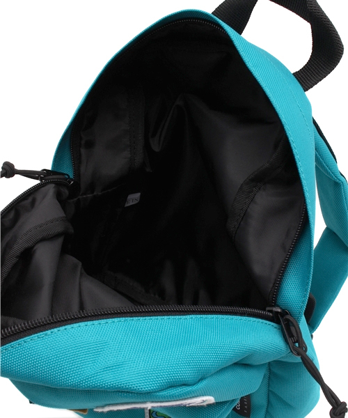 green label relaxing（グリーンレーベルリラクシング）の「green label relaxing別注MEI Daypack Sサイズ/ワッペン◆（バックパック/リュック・キッズ・グレー/ピンク/ターコイズブルー・フリー）」の14枚目の写真