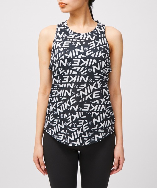 NIKE（ナイキ）の「【NIKE】ナイキ ワン Dri-FIT プリント トレーニングタンクトップ ウィメンズ（タンクトップ・レディース・ブラック系その他/ピンク系その他2・L/M/S）」の9枚目の写真