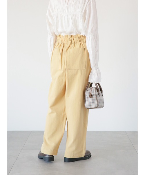 ehka sopo(エヘカソポ)の「タックパンツ(セットアップ可)(その他パンツ・レディース・ベージュ/カーキ/キナリ・フリ-)」の21枚目の写真