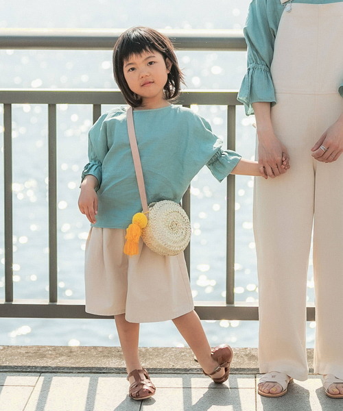 URBAN RESEARCH DOORS（アーバンリサーチドアーズ）の「デニムキュロット(KIDS)（デニムパンツ・キッズ・アイボリー/インディゴブルー・105/120/135）」の3枚目の写真