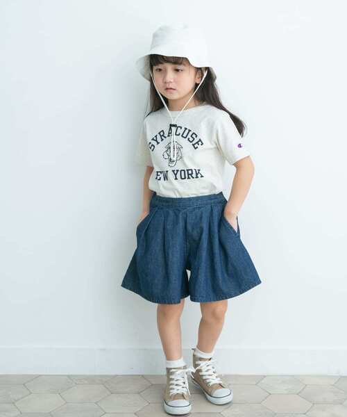 URBAN RESEARCH DOORS（アーバンリサーチドアーズ）の「デニムキュロット(KIDS)（デニムパンツ・キッズ・アイボリー/インディゴブルー・105/120/135）」の16枚目の写真