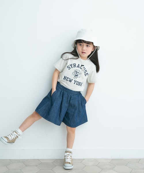 URBAN RESEARCH DOORS（アーバンリサーチドアーズ）の「デニムキュロット(KIDS)（デニムパンツ・キッズ・アイボリー/インディゴブルー・105/120/135）」の8枚目の写真