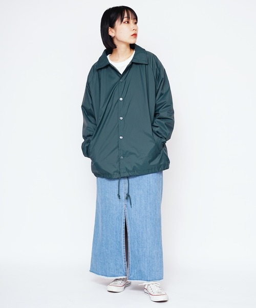 ROOPTOKYO（ループトウキョウ）の「shaka wear/シャカウェア COACH JACKET コーチジャケット スナップブルゾン ユニセックス ナイロンジャケット（ブルゾン・メンズ・グリーン/バーガンディー/ブラック/グレー・M/L/XL）」の7枚目の写真