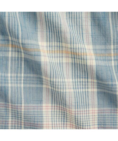 RRL(ダブル アール エル)の「マドラス キャンプ シャツ(シャツ/ブラウス・メンズ・ブルー・L/M/S/XL/XS/XXL)」の5枚目の写真