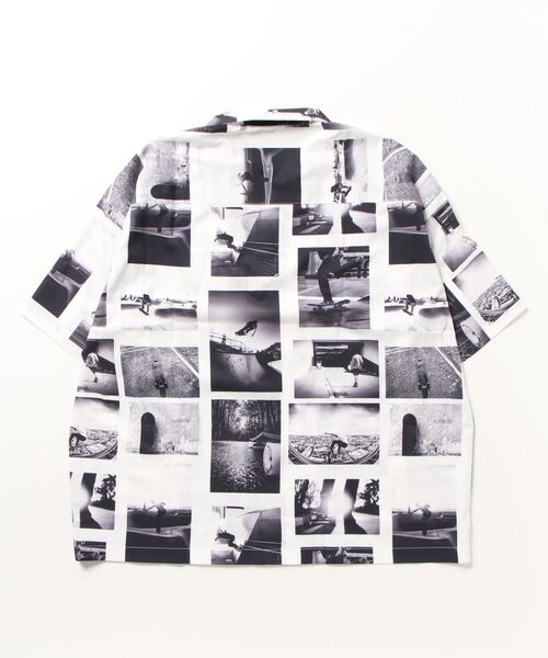 AVIREX（アヴィレックス）の「《直営店限定》AVX WEST COAST PATTERN SHIRT / ウエストコースト 総柄 シャツ / AVIREX / アヴィレックス（シャツ/ブラウス・メンズ・ホワイト/ブラック・M/L）」の3枚目の写真