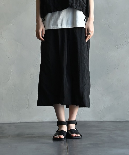 funda mine(ファンダマイン)の「funda mine 【セットアップ対応可】ナイロンドライワッシャースカート(スカート・レディース・ブラック・FREE)」の11枚目の写真