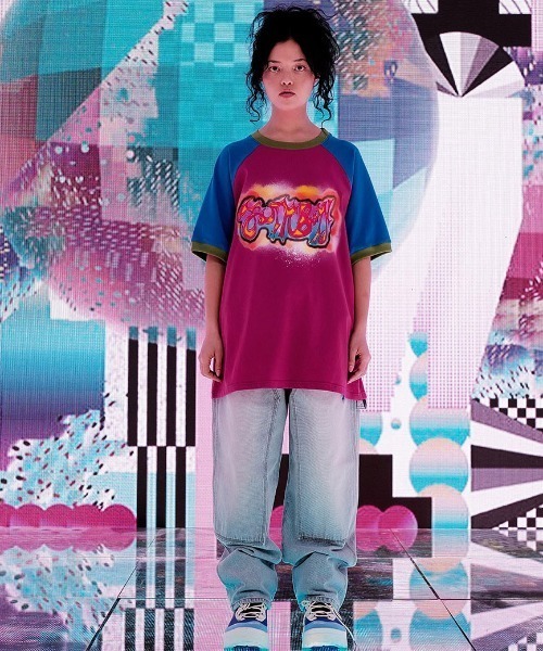A'GEM/9 × .kom『youthbath／ユースバス』ラグランショート
