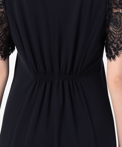 NOLLEY’S（ノーリーズ）の「◇【WEB限定】ストレッチポンチ袖レースワンピース（ワンピース・レディース・ネイビー/ブラック・38/36）」の20枚目の写真