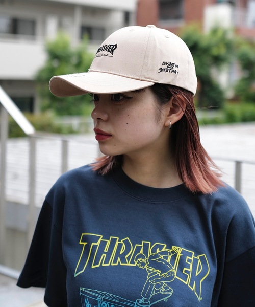 THRASHER（スラッシャー）の「MAG LOGO YOUTH 6P CAP/スラッシャー帽子（キャップ・キッズ・ブラック/ネイビー/ベージュ・FREE）」の5枚目の写真