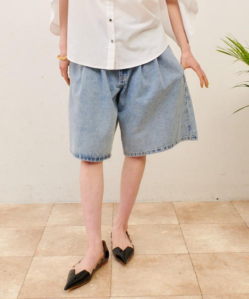 【manana suerte】セット⭐︎ルーズデニムパンツ manana suerte（マニャーナスエルテ）の「ルーズデニムパンツ