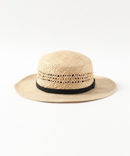 JOINT WORKS(ジョイントワークス)の「【SUBLiME/サブライム】 BELT BOATER HAT(ハット・メンズ・ベージュ・FREE)」の2枚目の写真