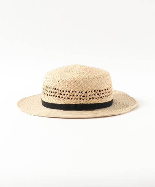 JOINT WORKS(ジョイントワークス)の「【SUBLiME/サブライム】 BELT BOATER HAT(ハット・メンズ・ベージュ・FREE)」の6枚目の写真